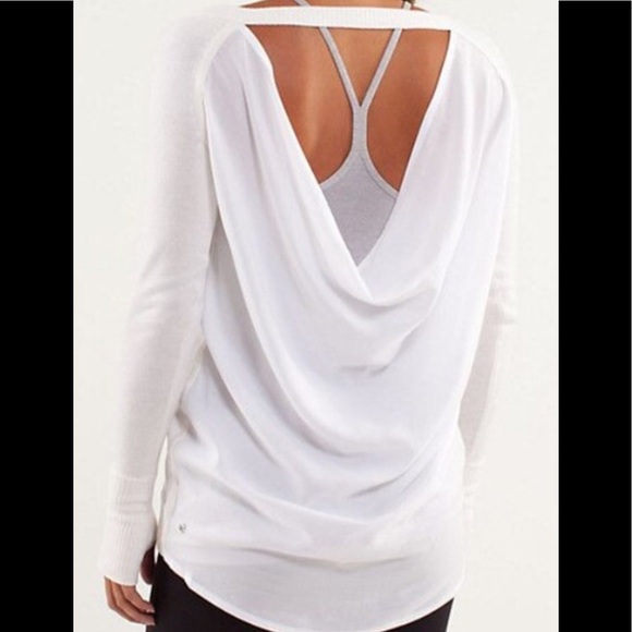 Lululemon Unity Drape Back Sweater - Picture 1 of 8
